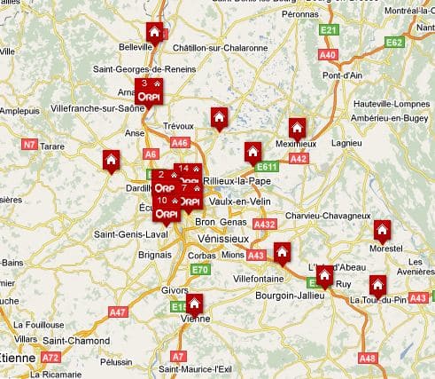 Orpi Grand Lyon : 45 agences immobilières